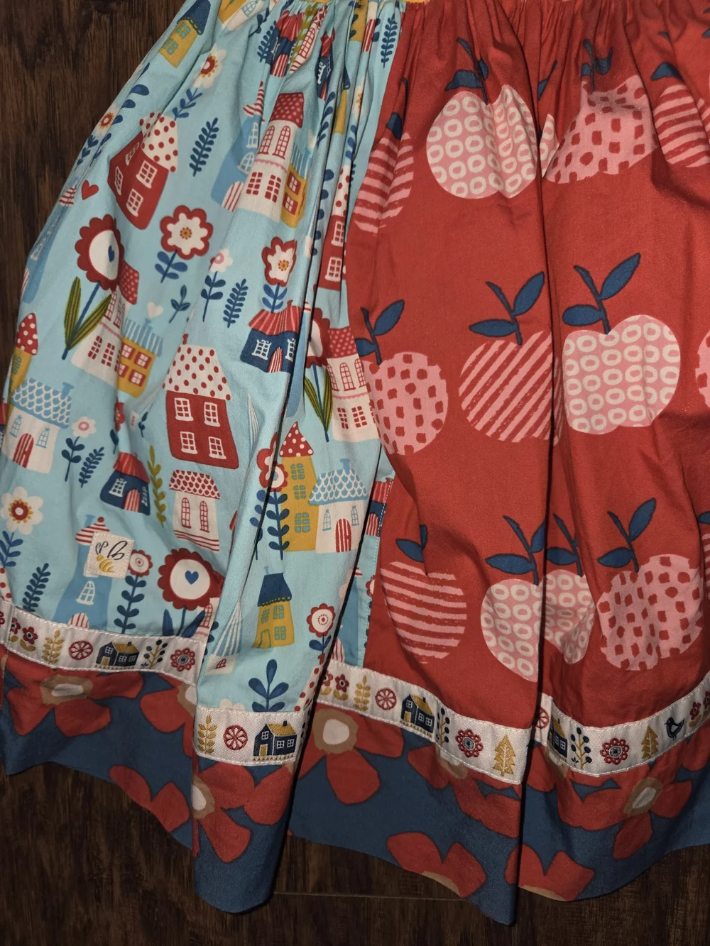 Wildflowers Girls Multi-Print Flutter Sleeve Dress - Yellow, Red, Blue, Aqua